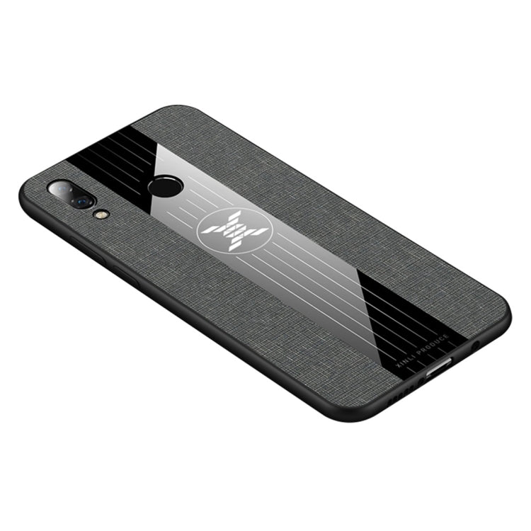 For Huawei nova 3e XINLI Stitching Cloth Textue Shockproof TPU Protective Case