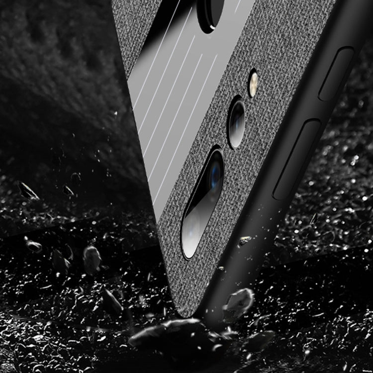 For Huawei nova 4e XINLI Stitching Cloth Textue Shockproof TPU Protective Case