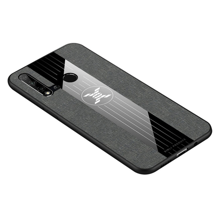 For Huawei nova 5i XINLI Stitching Cloth Textue Shockproof TPU Protective Case