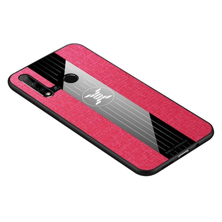 For Huawei nova 5i XINLI Stitching Cloth Textue Shockproof TPU Protective Case