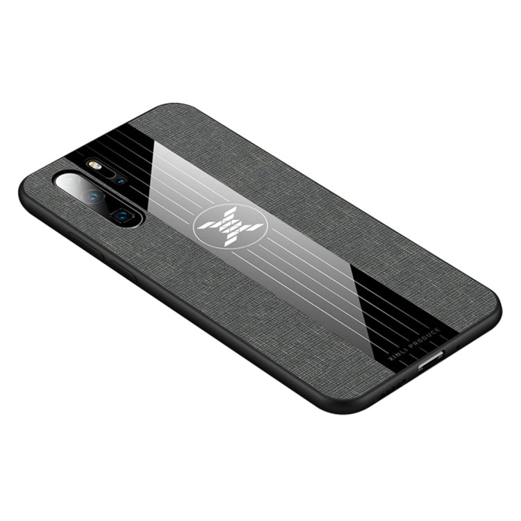 For Huawei P30 Pro XINLI Stitching Cloth Textue Shockproof TPU Protective Case