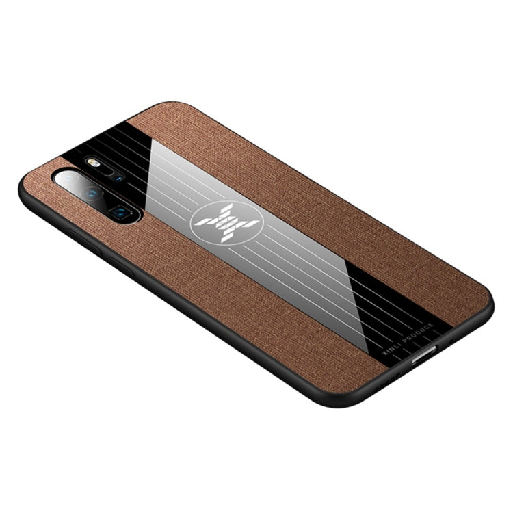 For Huawei P30 Pro XINLI Stitching Cloth Textue Shockproof TPU Protective Case