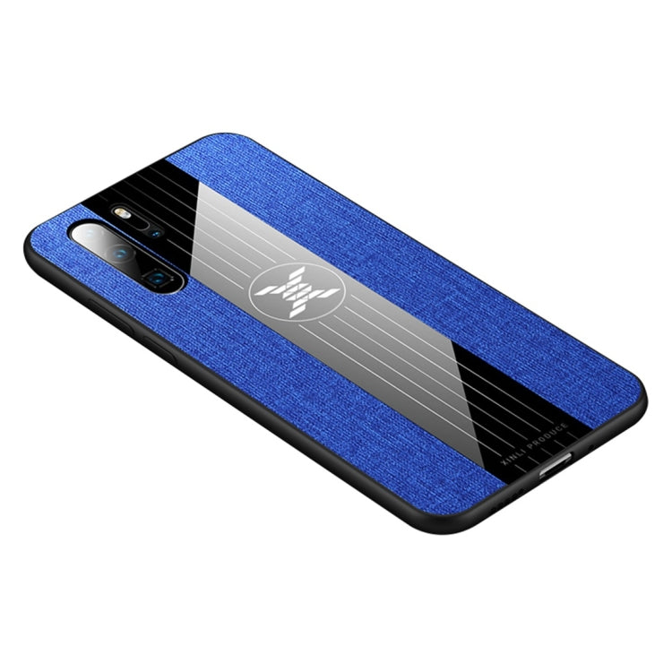 For Huawei P30 Pro XINLI Stitching Cloth Textue Shockproof TPU Protective Case