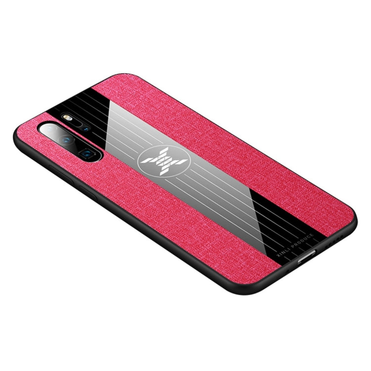 For Huawei P30 Pro XINLI Stitching Cloth Textue Shockproof TPU Protective Case