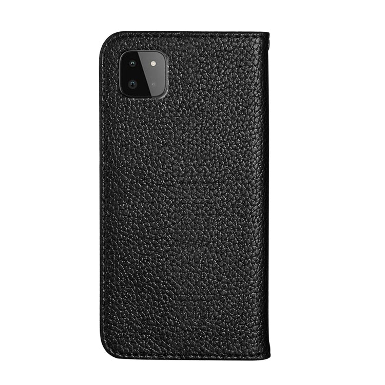 For Samsung Galaxy A22 5G Litchi Texture Horizontal Flip Leather Case with Holder & Card Slots