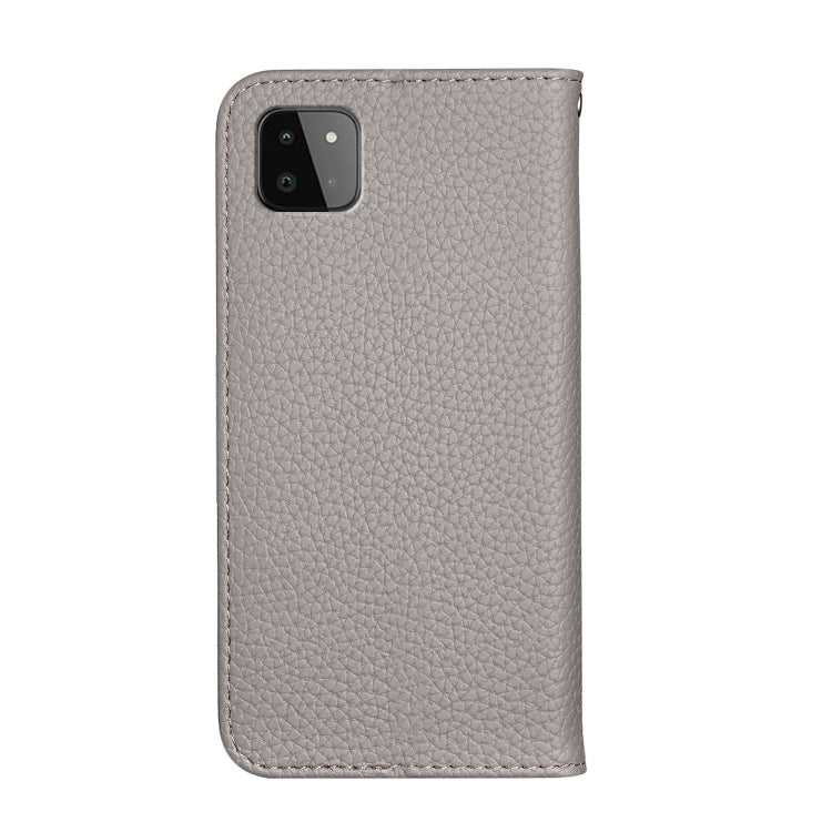 For Samsung Galaxy A22 5G Litchi Texture Horizontal Flip Leather Case with Holder & Card Slots