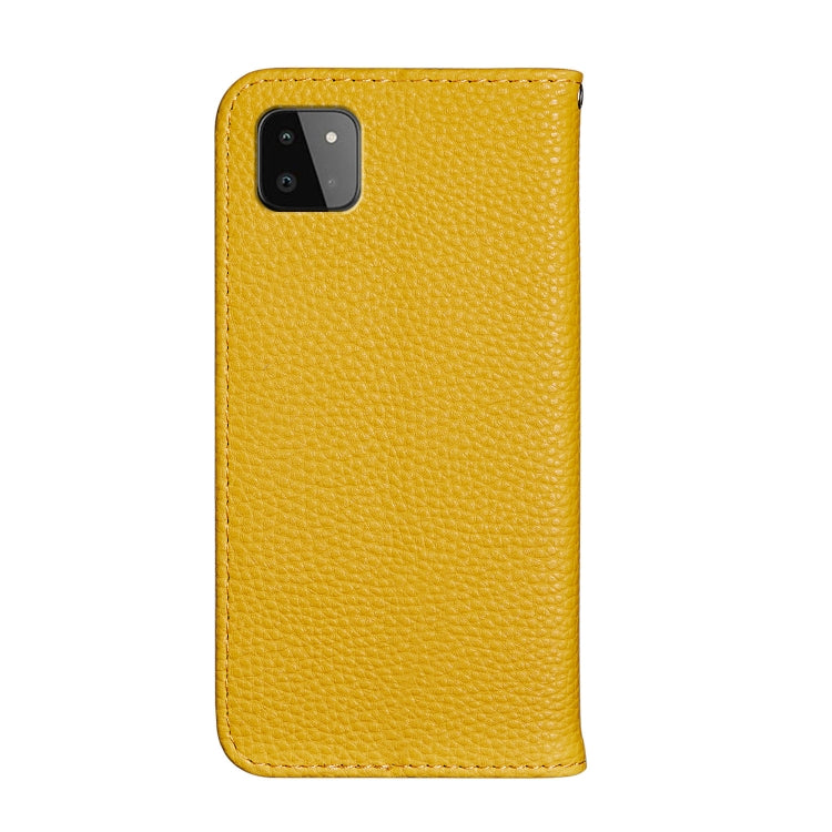 For Samsung Galaxy A22 5G Litchi Texture Horizontal Flip Leather Case with Holder & Card Slots