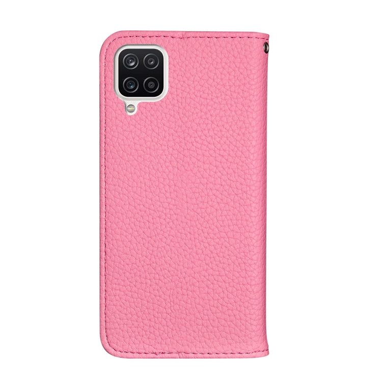 For Samsung Galaxy A22 4G Litchi Texture Horizontal Flip Leather Case with Holder & Card Slots