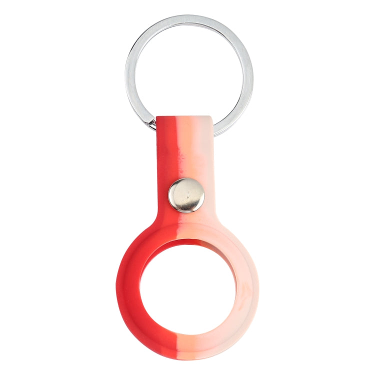 Shockproof Anti-scratch Silicone Protective Case Cover with Keychain Ring Loop For AirTag