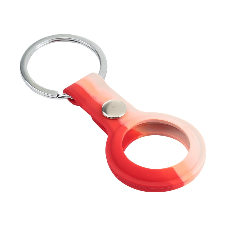 Shockproof Anti-scratch Silicone Protective Case Cover with Keychain Ring Loop For AirTag