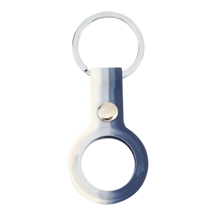 Shockproof Anti-scratch Silicone Protective Case Cover with Keychain Ring Loop For AirTag