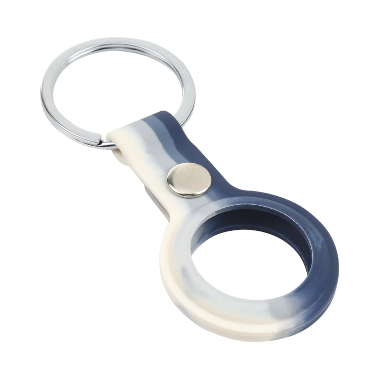 Shockproof Anti-scratch Silicone Protective Case Cover with Keychain Ring Loop For AirTag