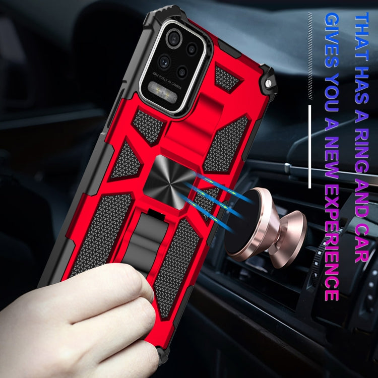 For LG K53 Shockproof TPU + PC Magnetic Protective Case with Holder