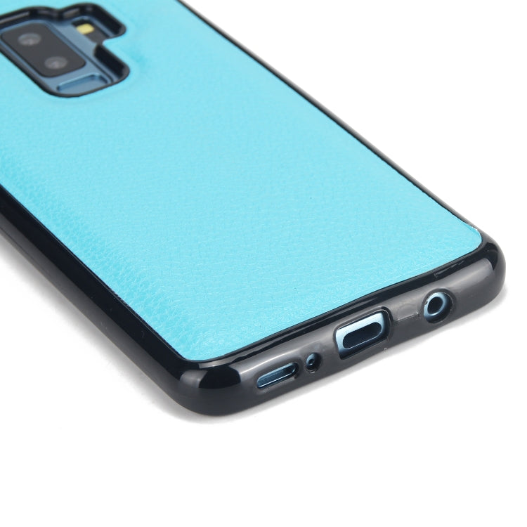 For Samsung Galaxy S9+ Litchi Texture Horizontal Flip Buckle Detachable Magnetic PU Leather Case with Card Slots & Wallet & Photo Frame