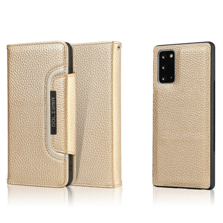 For Samsung Galaxy Note20 Litchi Texture Horizontal Flip Buckle Detachable Magnetic PU Leather Case with Card Slots & Wallet & Photo Frame