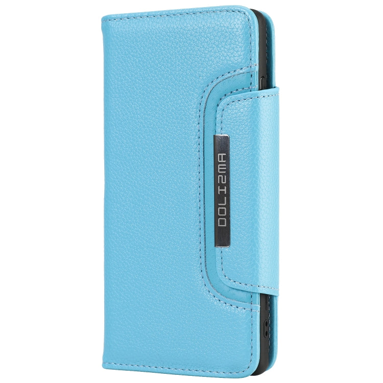 For Samsung Galaxy S21 5G Litchi Texture Horizontal Flip Buckle Detachable Magnetic PU Leather Case with Card Slots & Wallet & Photo Frame