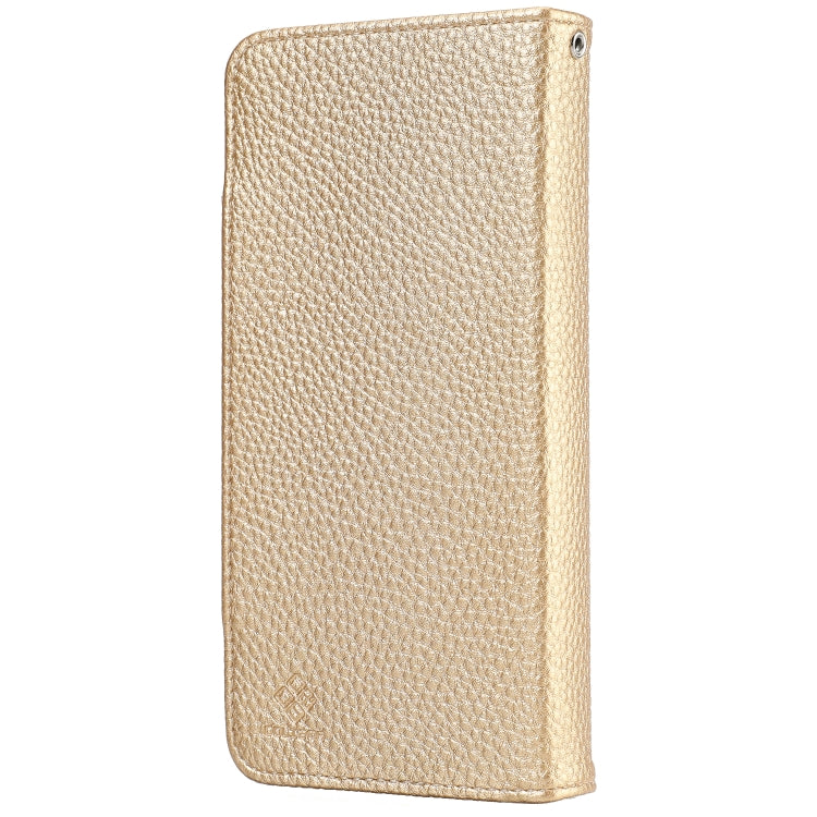 For Samsung Galaxy S21 5G Litchi Texture Horizontal Flip Buckle Detachable Magnetic PU Leather Case with Card Slots & Wallet & Photo Frame