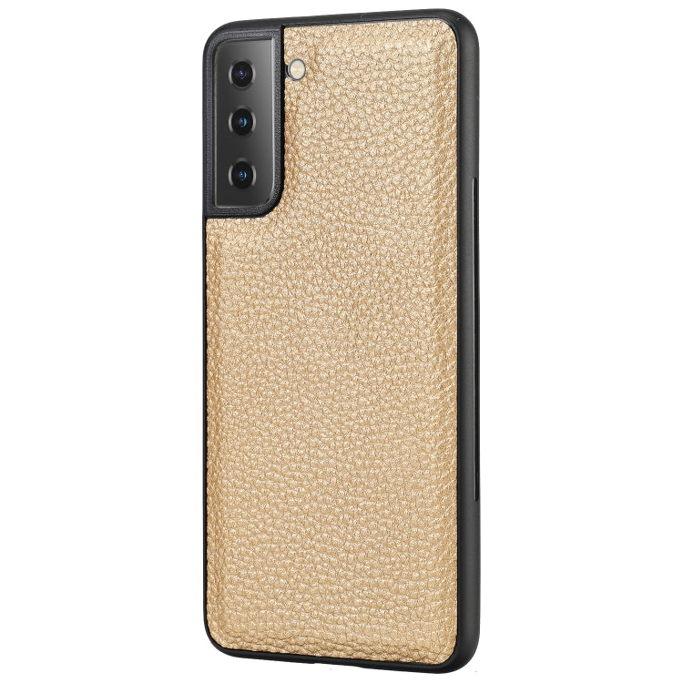 For Samsung Galaxy S21 5G Litchi Texture Horizontal Flip Buckle Detachable Magnetic PU Leather Case with Card Slots & Wallet & Photo Frame