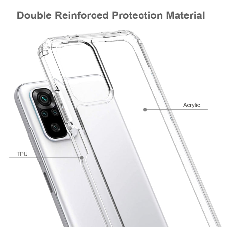 For Xiaomi Redmi Note 10 Shockproof Scratchproof TPU + Acrylic Protective Case