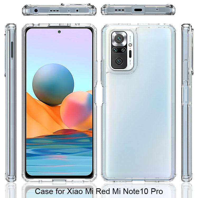 For Xiaomi Redmi Note 10 Pro Shockproof Scratchproof TPU + Acrylic Protective Case