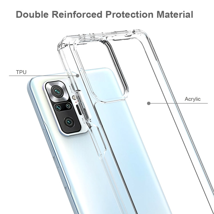 For Xiaomi Redmi Note 10 Pro Shockproof Scratchproof TPU + Acrylic Protective Case