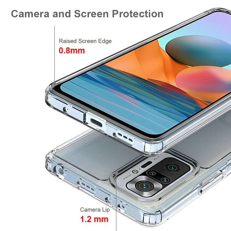 For Xiaomi Redmi Note 10 Pro Shockproof Scratchproof TPU + Acrylic Protective Case