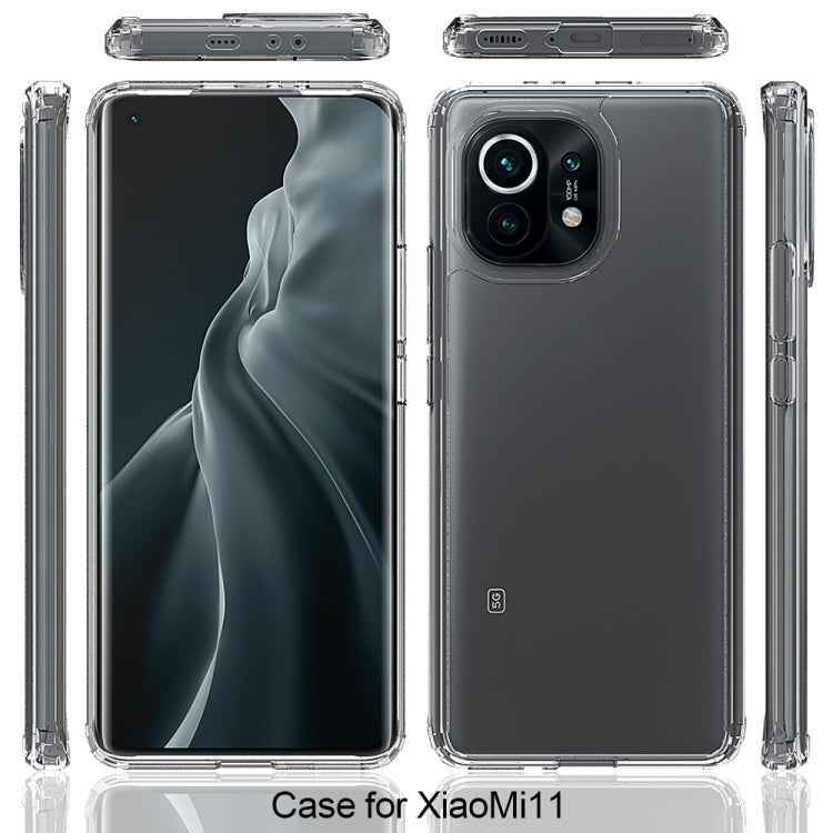 For Xiaomi Mi 11 Shockproof Scratchproof TPU + Acrylic Protective Case