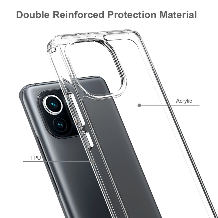 For Xiaomi Mi 11 Shockproof Scratchproof TPU + Acrylic Protective Case