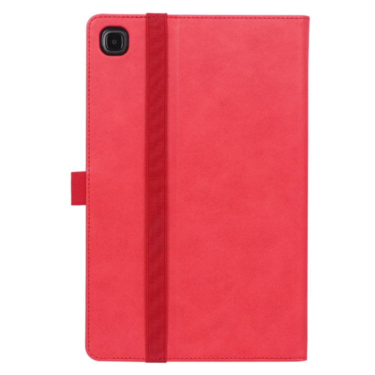 For Samsung Galaxy Tab A7 10.4 (2020) T500 Business Retro PU Horizontal Flip Leather Case with Holder & Card Slots & Hand Strap