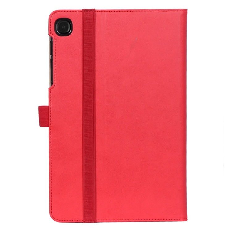 For Samsung Galaxy Tab S6 Lite 10.4 P610 Business Retro PU Horizontal Flip Leather Case with Holder & Card Slots & Hand Strap
