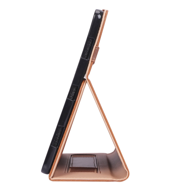 For Lenovo Tab P11 (Tab-J606F) Business Retro PU Horizontal Flip Leather Case with Holder & Card Slots & Hand Strap