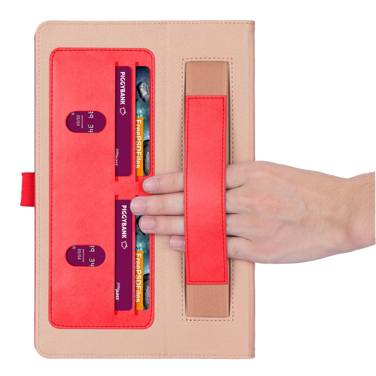 For Lenovo Tab P11 (Tab-J606F) Business Retro PU Horizontal Flip Leather Case with Holder & Card Slots & Hand Strap