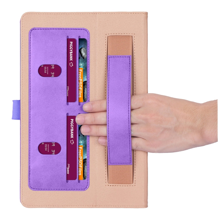 For Lenovo Tab P11 (Tab-J606F) Business Retro PU Horizontal Flip Leather Case with Holder & Card Slots & Hand Strap