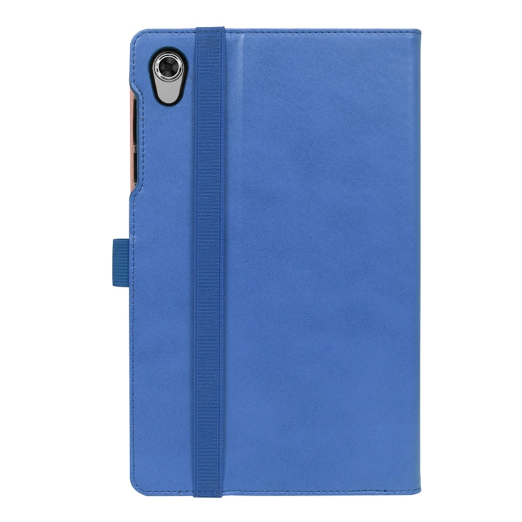For Lenovo Tab M10 HD 2nd Gen TB-X306X Business Retro PU Horizontal Flip Leather Case with Holder & Card Slots & Hand Strap