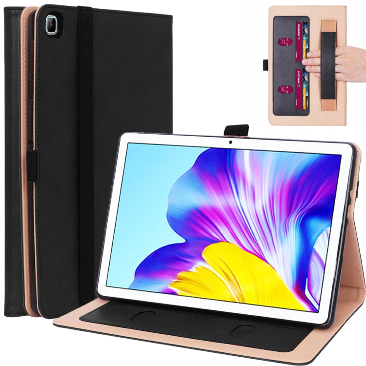 For Huawei Honor Pad 7 / 6 / T6 / X6 Business Retro PU Horizontal Flip Leather Case with Holder & Card Slots & Hand Strap