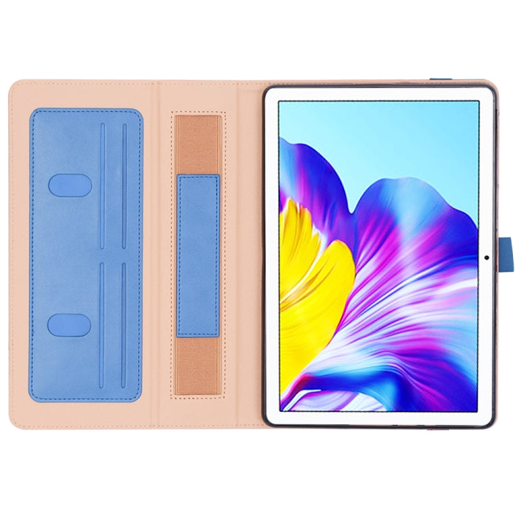 For Huawei Honor Pad 7 / 6 / T6 / X6 Business Retro PU Horizontal Flip Leather Case with Holder & Card Slots & Hand Strap