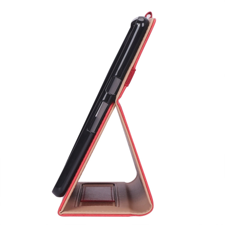 For Huawei Honor Pad 7 / 6 / T6 / X6 Business Retro PU Horizontal Flip Leather Case with Holder & Card Slots & Hand Strap