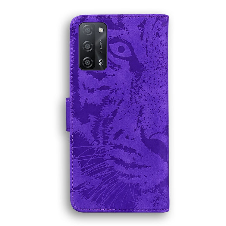 For OPPO Realme V11 5G Tiger Embossing Pattern Horizontal Flip Leather Case with Holder & Card Slots & Wallet