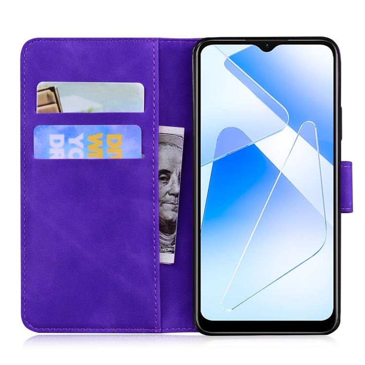 For OPPO Realme V11 5G Tiger Embossing Pattern Horizontal Flip Leather Case with Holder & Card Slots & Wallet
