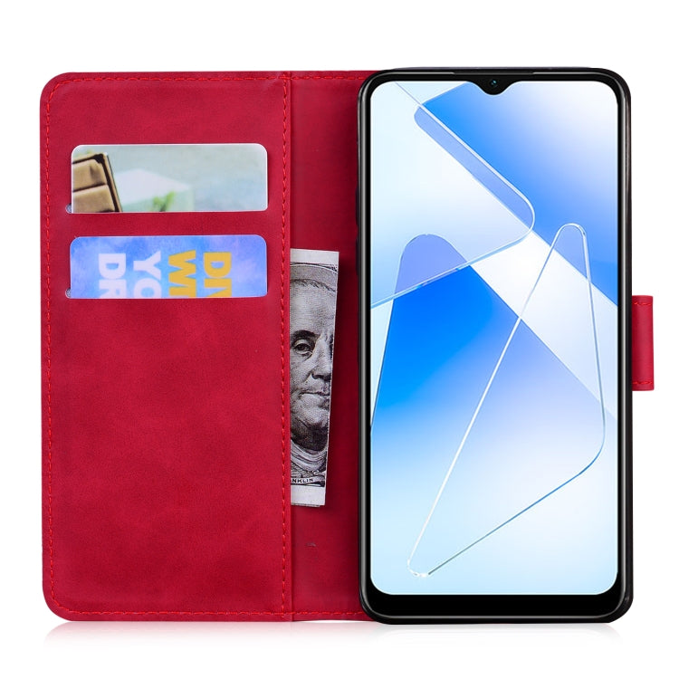 For OPPO Realme V11 5G Tiger Embossing Pattern Horizontal Flip Leather Case with Holder & Card Slots & Wallet