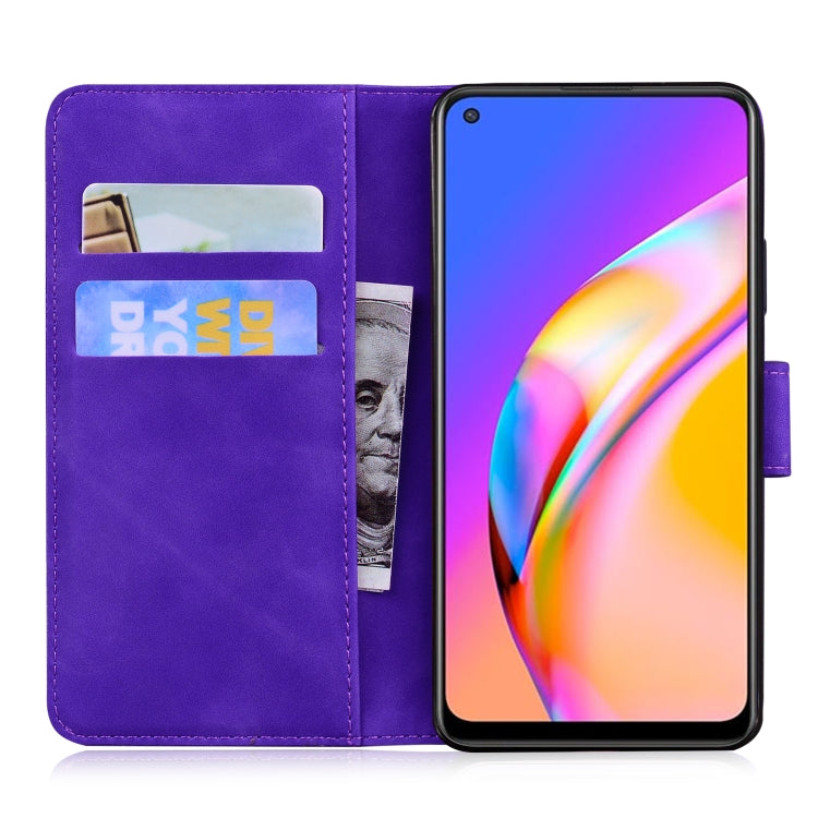 For OPPO A94 5G / F19 Pro Plus 5G Tiger Embossing Pattern Horizontal Flip Leather Case with Holder & Card Slots & Wallet