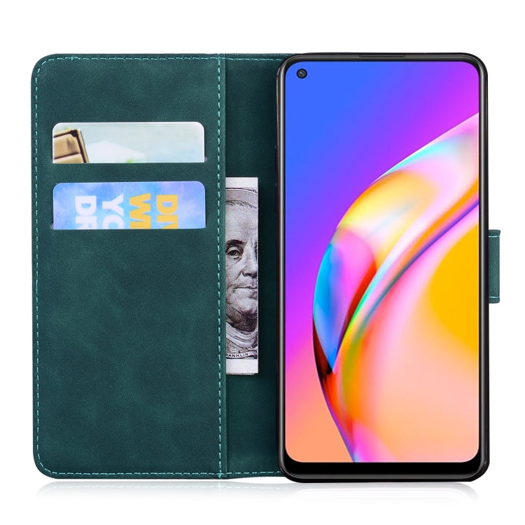 For OPPO Reno5 Z Tiger Embossing Pattern Horizontal Flip Leather Case with Holder & Card Slots & Wallet