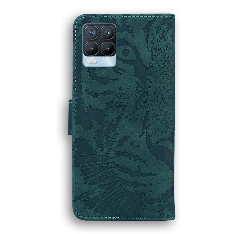 For OPPO Realme 8 / Realme 8 Pro Tiger Embossing Pattern Horizontal Flip Leather Case with Holder & Card Slots & Wallet