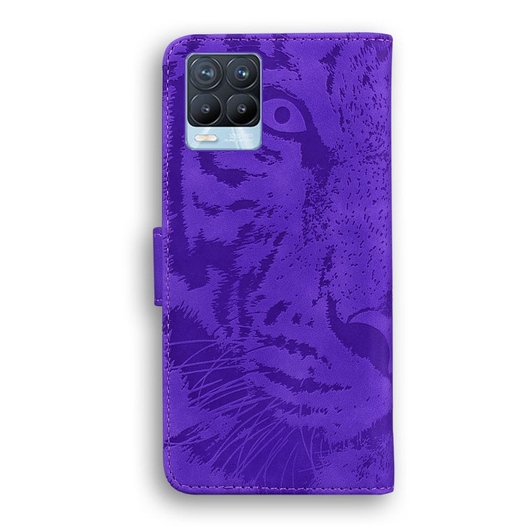 For OPPO Realme 8 / Realme 8 Pro Tiger Embossing Pattern Horizontal Flip Leather Case with Holder & Card Slots & Wallet