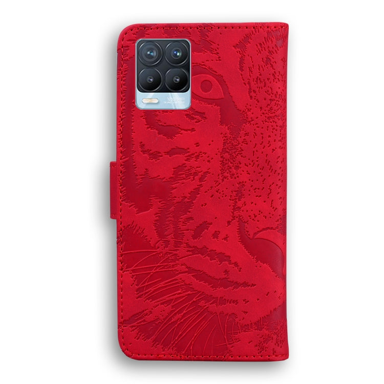For OPPO Realme 8 / Realme 8 Pro Tiger Embossing Pattern Horizontal Flip Leather Case with Holder & Card Slots & Wallet