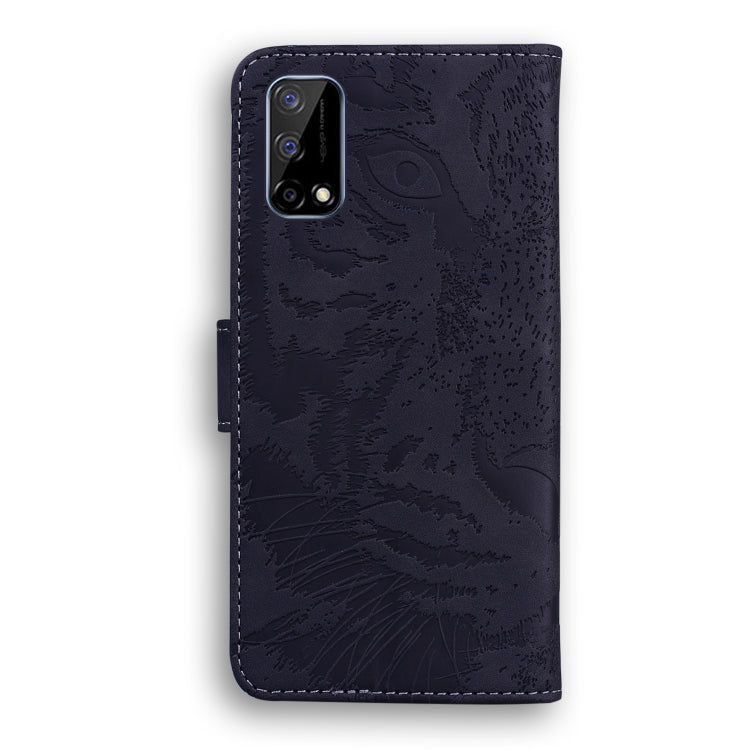 For OPPO Realme V5 5G Tiger Embossing Pattern Horizontal Flip Leather Case with Holder & Card Slots & Wallet