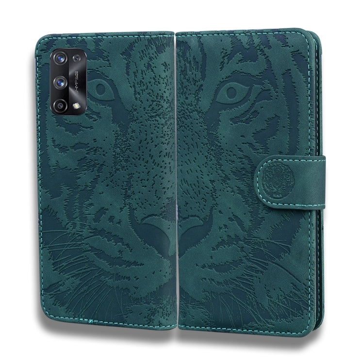 For OPPO Realme X7 Pro 5G Tiger Embossing Pattern Horizontal Flip Leather Case with Holder & Card Slots & Wallet