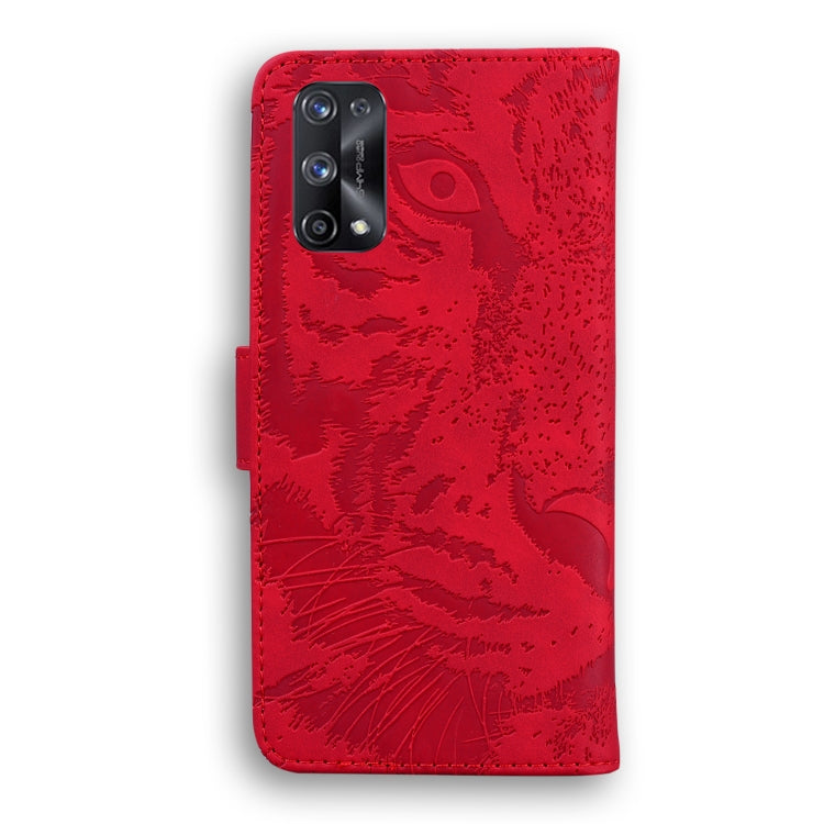 For OPPO Realme X7 Pro 5G Tiger Embossing Pattern Horizontal Flip Leather Case with Holder & Card Slots & Wallet