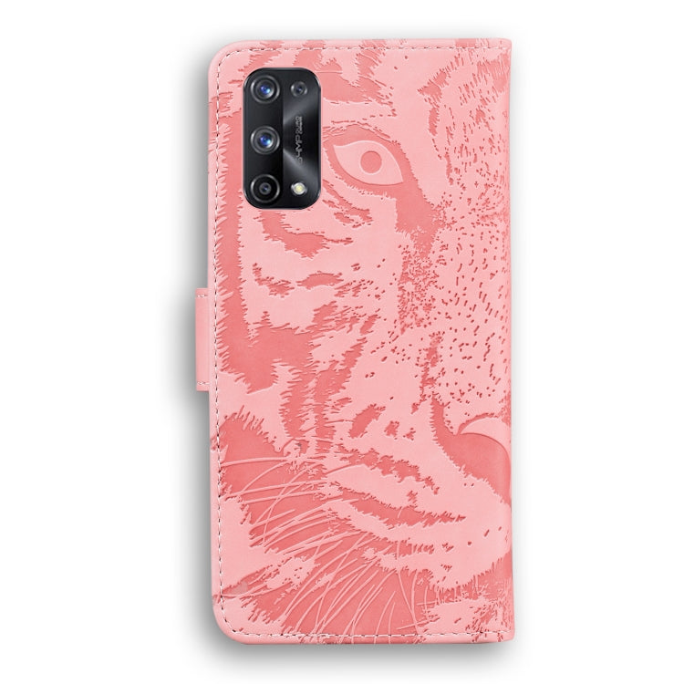 For OPPO Realme X7 Pro 5G Tiger Embossing Pattern Horizontal Flip Leather Case with Holder & Card Slots & Wallet