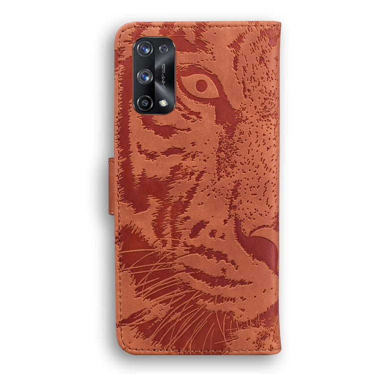 For OPPO Realme X7 Pro 5G Tiger Embossing Pattern Horizontal Flip Leather Case with Holder & Card Slots & Wallet
